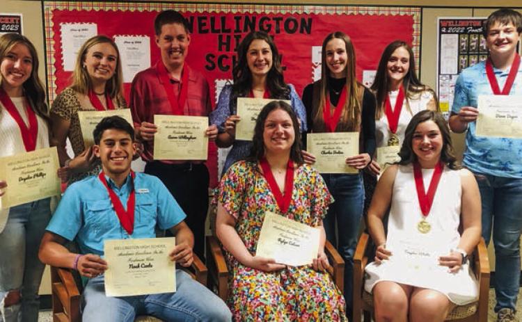 Wellington High School designates special 2022-2023 awards