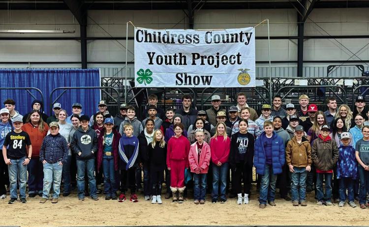 Youth exhibitors compete in the Childress County Youth Project Show Friday, Jan. 10-Saturday, Jan. 11 at the Mashburn Event Center and Arena. Courtesy Photo