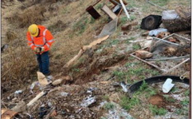 Collingsworth TxDOT staff requests help with illegal dumping