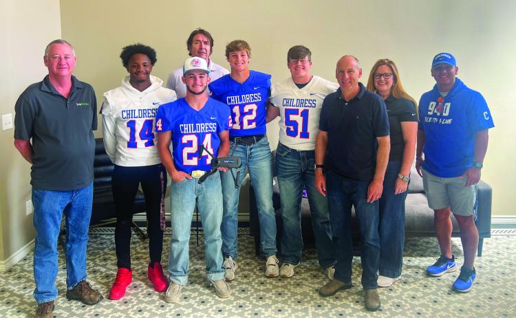 Bobcat Football Program receives donation of drone from Iris Energy