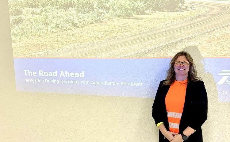 Childress Rotary Club welcomesTxDOT Traffic Safety Specialist NicoleTyler
