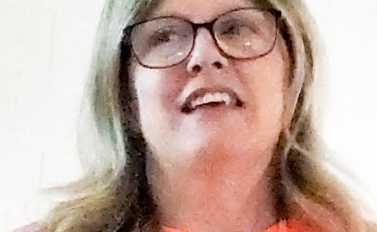 Childress District of the Texas Department of Transportation (TxDOT) Traffic Safety Specialist Nicole Tyler visits the Memphis Lions Club Wednesday, March 4, presenting a program on traffic safety, as well as tested Lions on their traffic safety knowledge. Memphis Lions Club