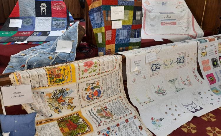 As the theme said this year, “Oh my darlin’ it’s true... beautiful things have dents and scratches, too,” sometimes the dents and scratches are on the things participants turn into quilt projects and sometimes those dents and scratches are on the quilters themselves, penned organizer Misty Youngberg. “But either way, I am thankful that God lets us turn them into something beautiful.” Courtesy Photo