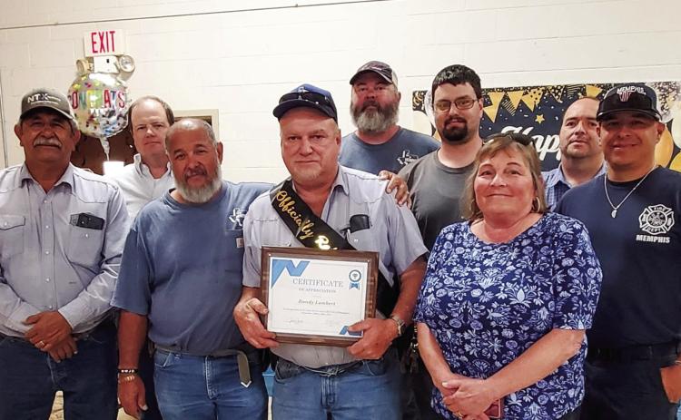 City of Memphis employee Randy Lambert retires following 38 years of service, spanning November 1986-May 2025. Lambert was honored in a come-and-go reception Thursday, May 15 at the Memphis Community Center. Courtesy Photo