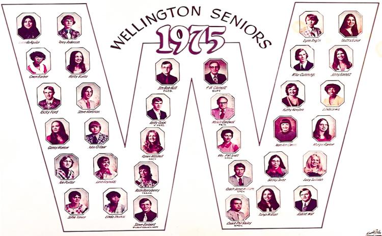 Marking its 50th anniversary will be the Wellington High School Class of 1975. Classmates are encouraged to attend the Wellington Ex-Student Association events Saturday, Aug. 2. Registration is from 9 a.m.-2 p.m. at the Bura Handley Community Center. From 5-8 p.m., peers will meet at BRIX Bar and Eatery, then head to the dance at the Bura Handley Community Center. For additional information, contact Renee Hanna, 806-9308975. Courtesy Photo