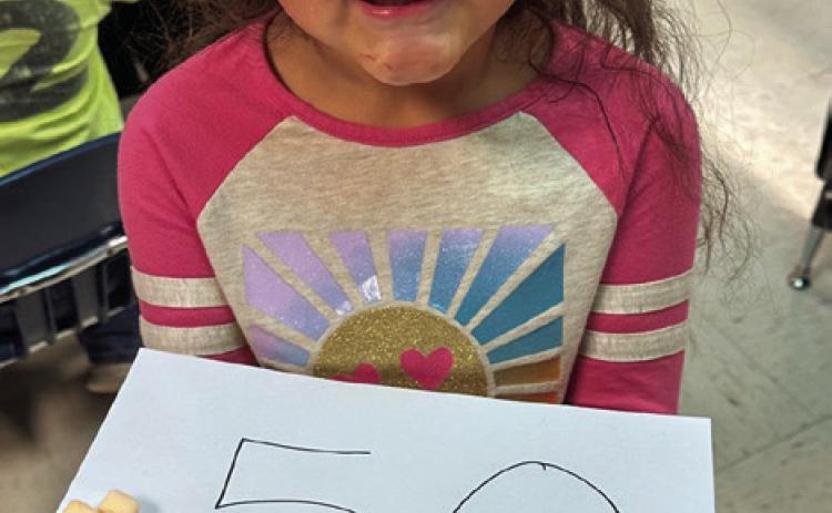 Travis Elementary celebrates 50 days of learning