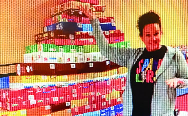Third-grade Sparklers collect cereal boxes for two-fold purpose