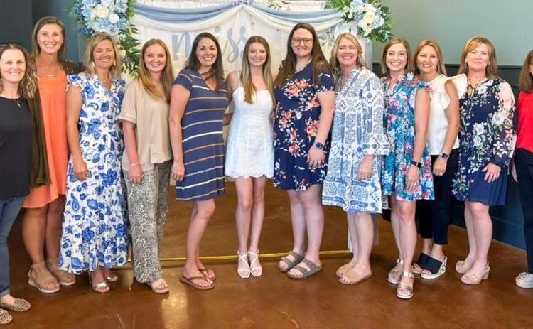 Friends honor Sicily Sumrall with a beautiful bridal shower on Sunday, June 22 in the Lewis Building of the Wellington Ritz Theatre complex. Courtesy Photo