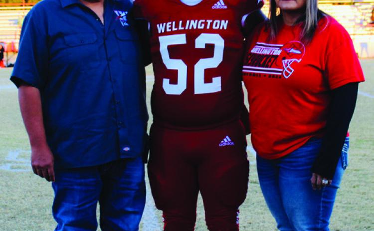 Israel Acosta is the son of Israel Acosta and the late Cristina Acosta. He has played varsity football for the Rockets for two years. The Red River Sun/Shauna Salinas