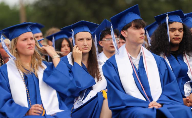 The Childress High School Class of 2025 graduates with over $1.3 million in scholarships Friday, May 23 at Fair Park Stadium. Childress High School Yearbook Staff