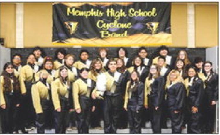 The Memphis High School Cyclone Band. Courtesy Photos