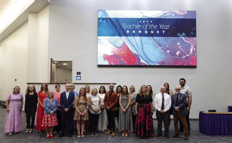 Hardin, Ross represent Memphis ISD at Region 16 Teacher of the Year awards
