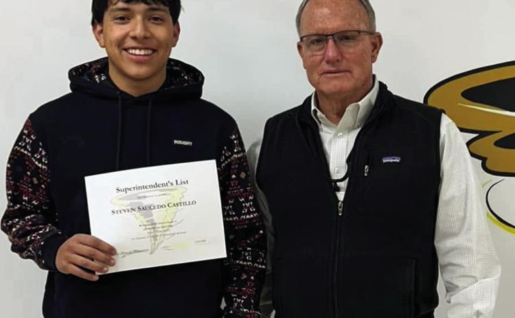 Steven Saucedo Castillo, ninth grade