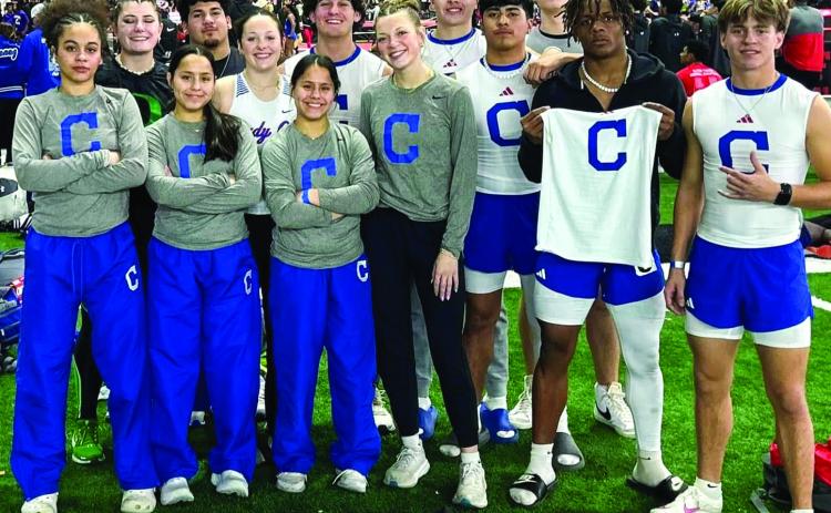 Childress High School athletes compete at the Wes Kittley High School Invitational Friday, Jan. 24-Saturday, Jan. 25 at the Texas Tech University Sports Performance Center in Lubbock. Courtesy Photos