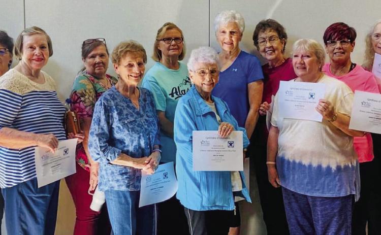 Wellington women accomplish Matter of Balance class