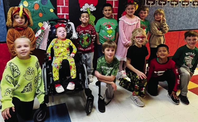 Wellington Elementary Sparklers partake in Ugly Sweater Day