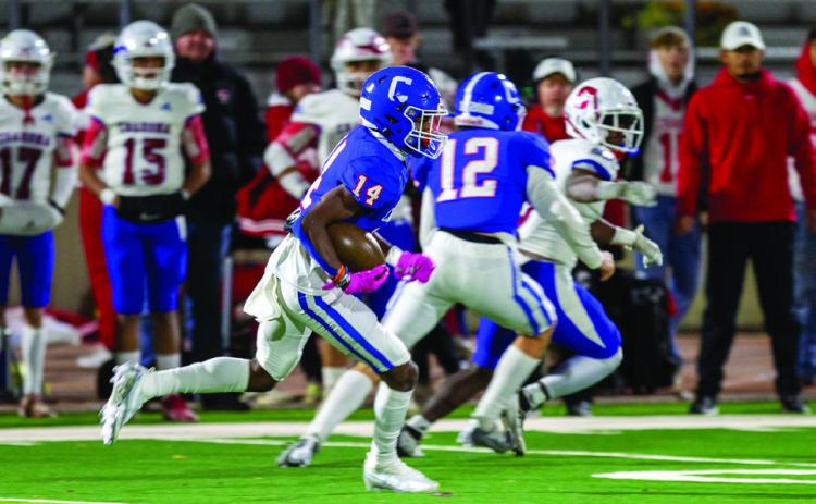 The Childress Bobcats ended the season Friday, Nov. 18, dropping to the Wall Hawks in round two of the 2022 3A Division II UIL Texas Football State Championships. The Red River Sun/Nicole Dill