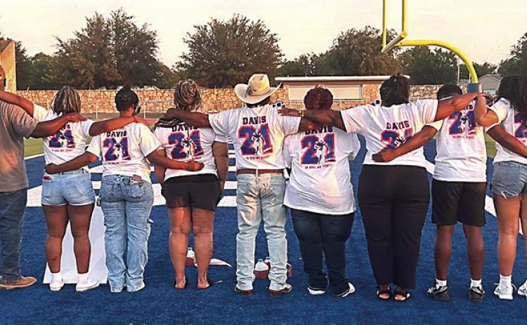Friends and family of Lucian Davis have rallied to support his recovery from a auto accident recently. COURTESY PHOTOS / DEAUNDRA BROWN