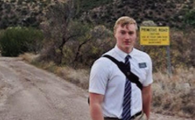 Elder David “Ben” Kessler returned home from a twoyear mission for the Church of Jesus Christ of Latter-Day Saints Thursday, Oct. 10. Kessler was assigned to serve in the Tuscan Arizona Mission, ministering in parts of Arizona and New Mexico. Courtesy Photos