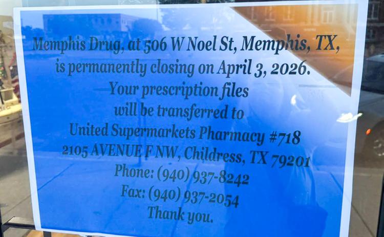 Employees and customers of Memphis Drug were shocked Tuesday, March 31 to learn the store is permanently closing this week, effective 1 p.m. Friday, April 3. Courtesy Phoot